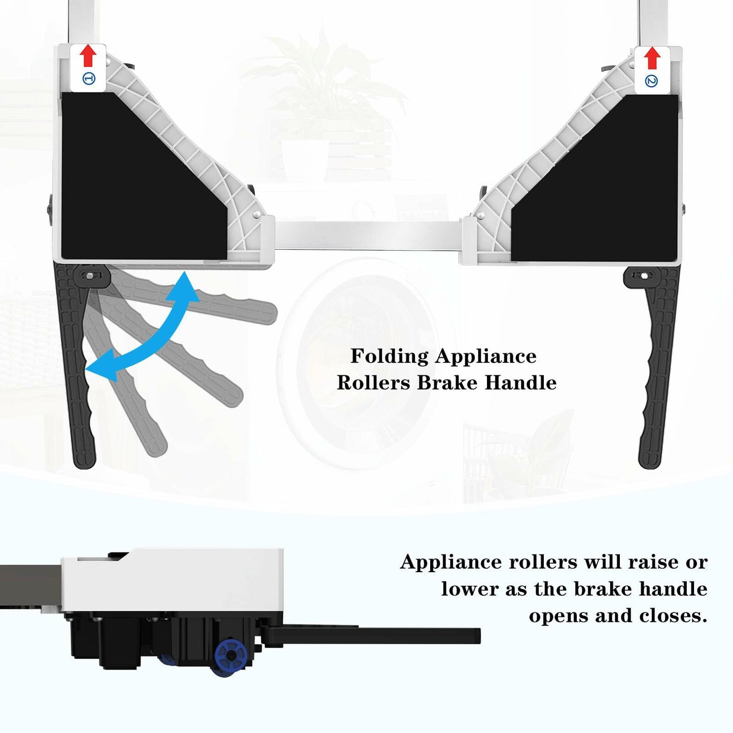 Kiss Core Mini Fridge Stand Adjustable 4"-5" Height Universal with 4 Strong Feet