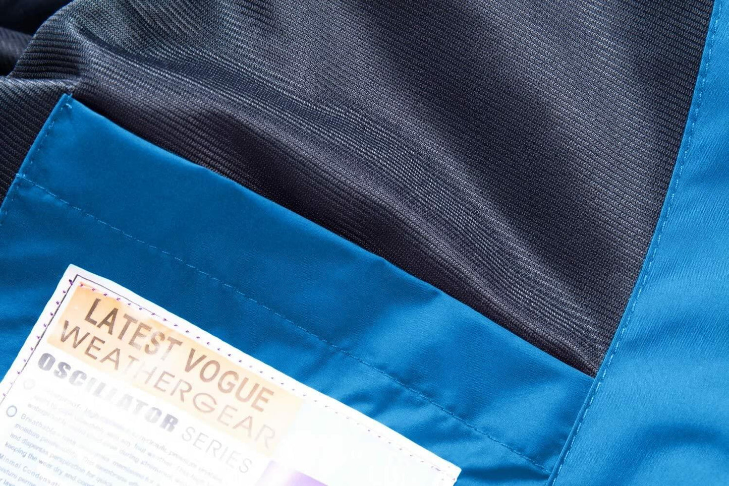 MAGCOMSEN Women's Waterproof Rain Jacket with Hood – Blue, Size L