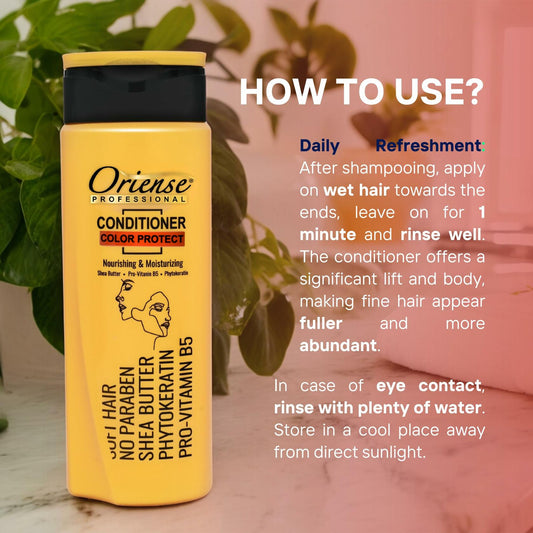 Oriense Conditioner 12.2oz Avocado Extract Dry Damaged Hair Silicone-Free
