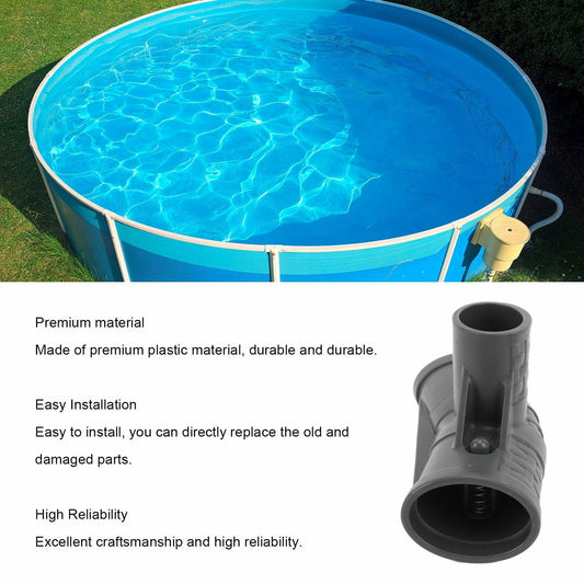 Pomya Pool T Connector Plastic Oval Replacement Joint Heavy Duty Secure Fit