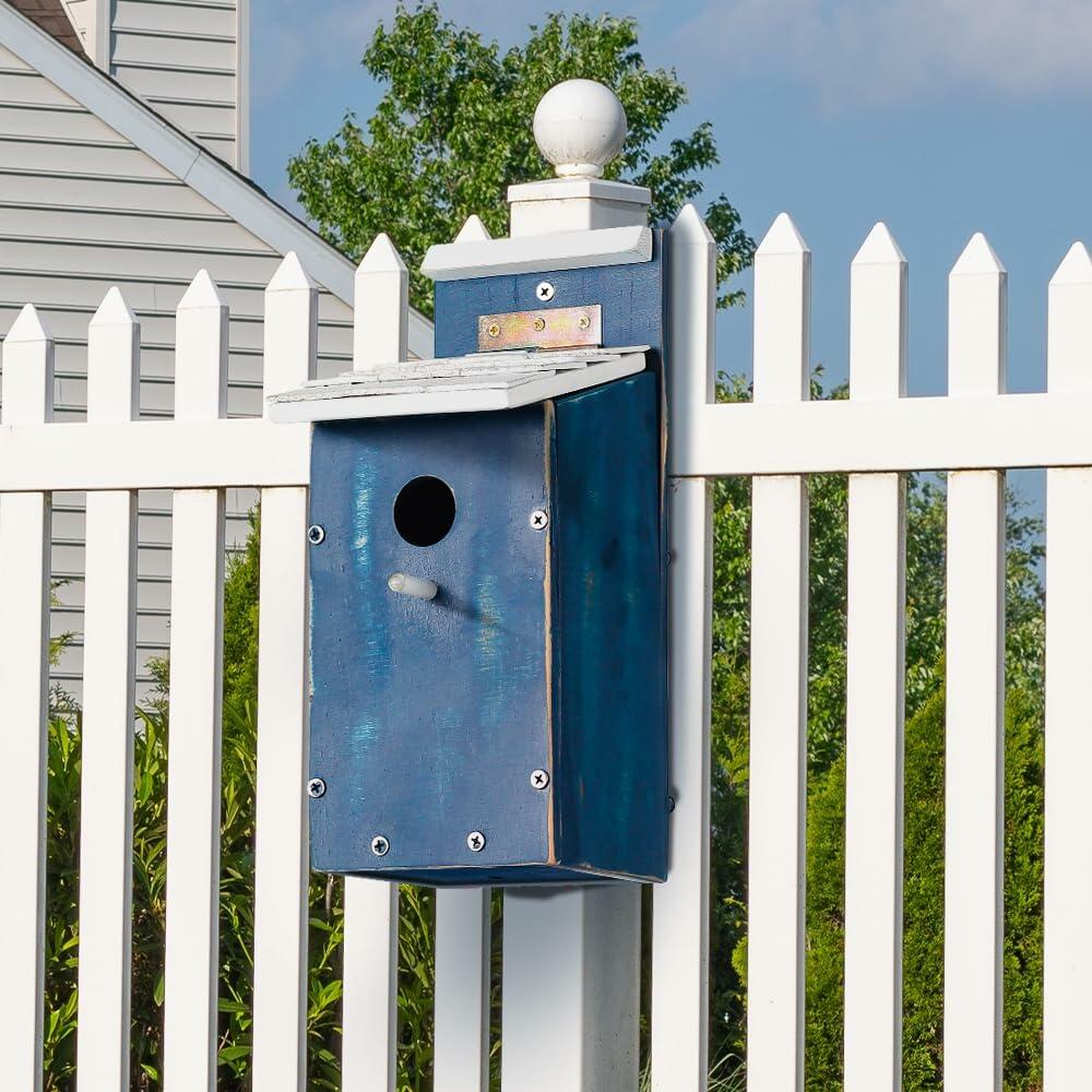 American Sky Bluebird House Oak Shingles Roof UV Resistant Outdoor