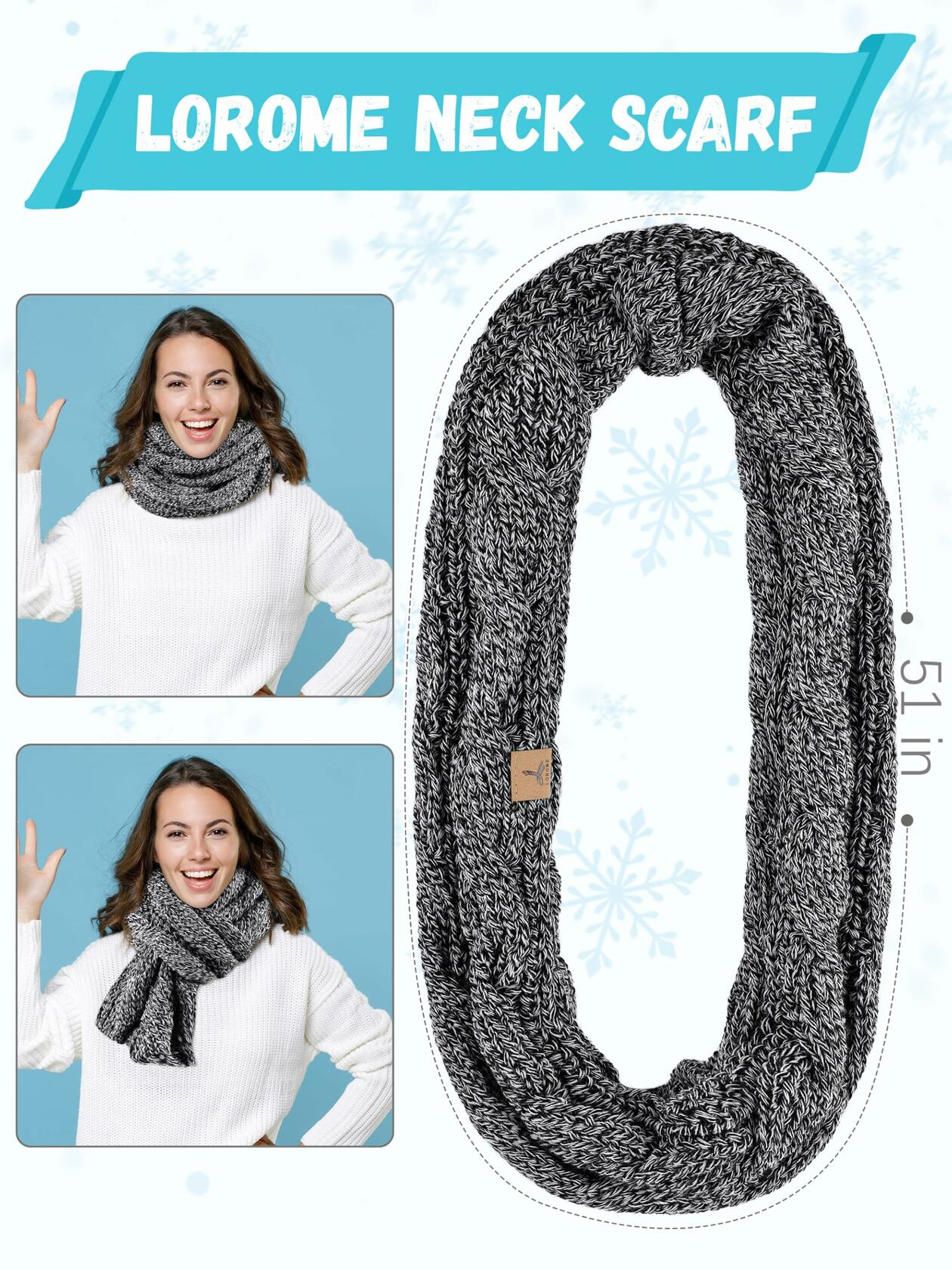 Warm Fleece Hat, Gloves & Scarf Set - Touchscreen Compatible, Unisex 3PCS