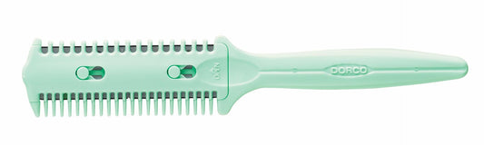 Dorco Tinkle Hair Cutter Razor Comb Green - Pack of 2 - Facial Hair Trimmer