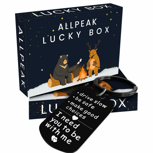 Allpeak Romantic Novelty Keychain for Him Valentine's Day Gift Boyfriend