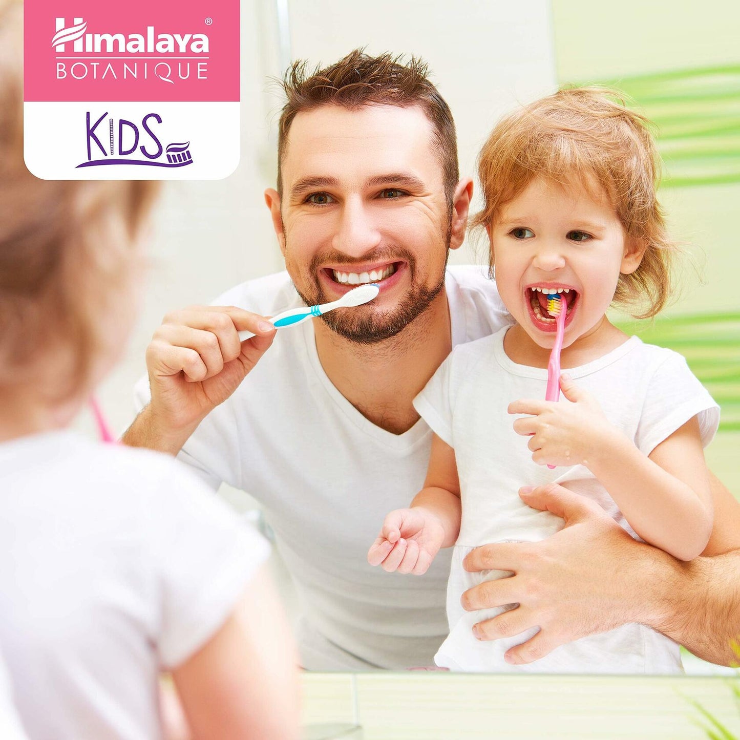 Himalaya Botanique Kids Toothpaste Herbal Bubble Gum Flavor Fluoride-Free 4oz