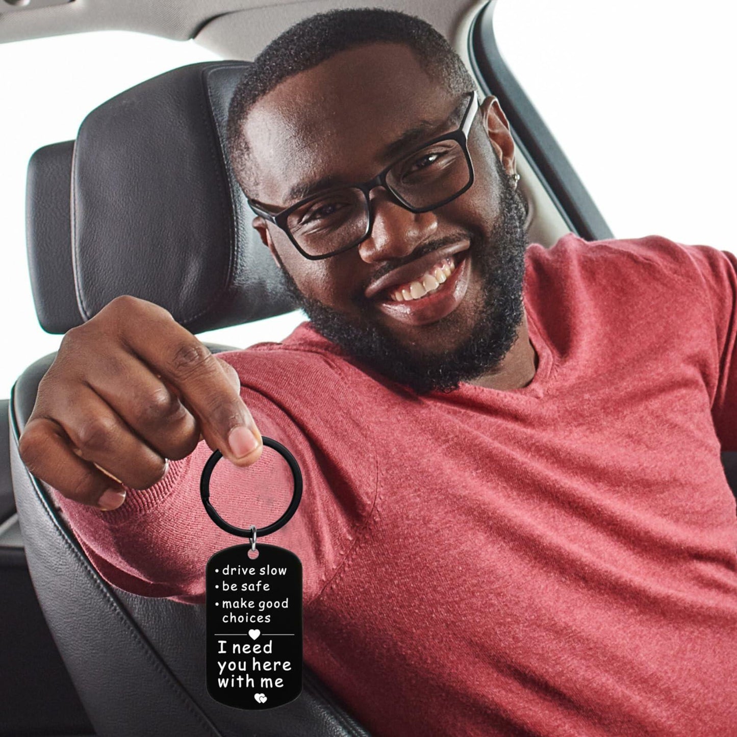 Allpeak Romantic Novelty Keychain for Him Valentine's Day Gift Boyfriend