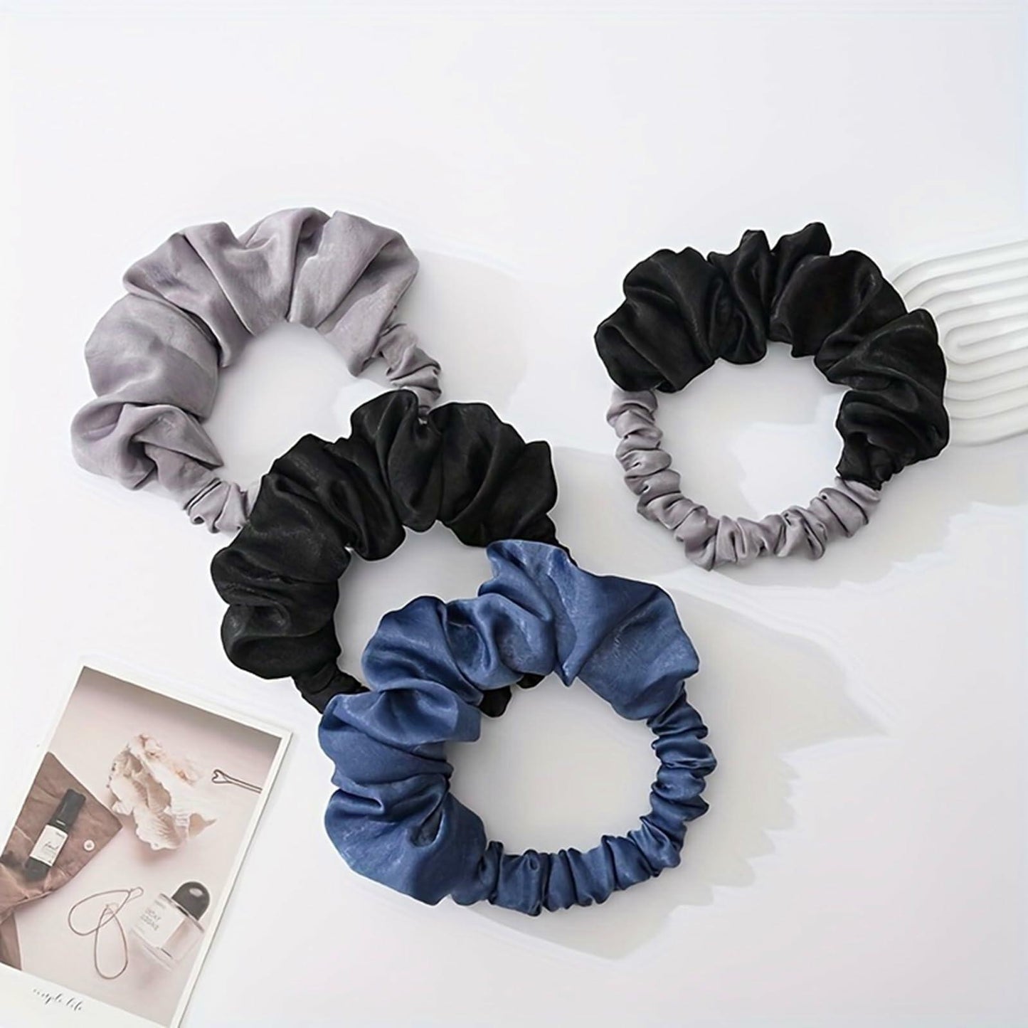 Heatless Curling Scrunchie Satin Hair Curler Overnight No Heat Soft Satin