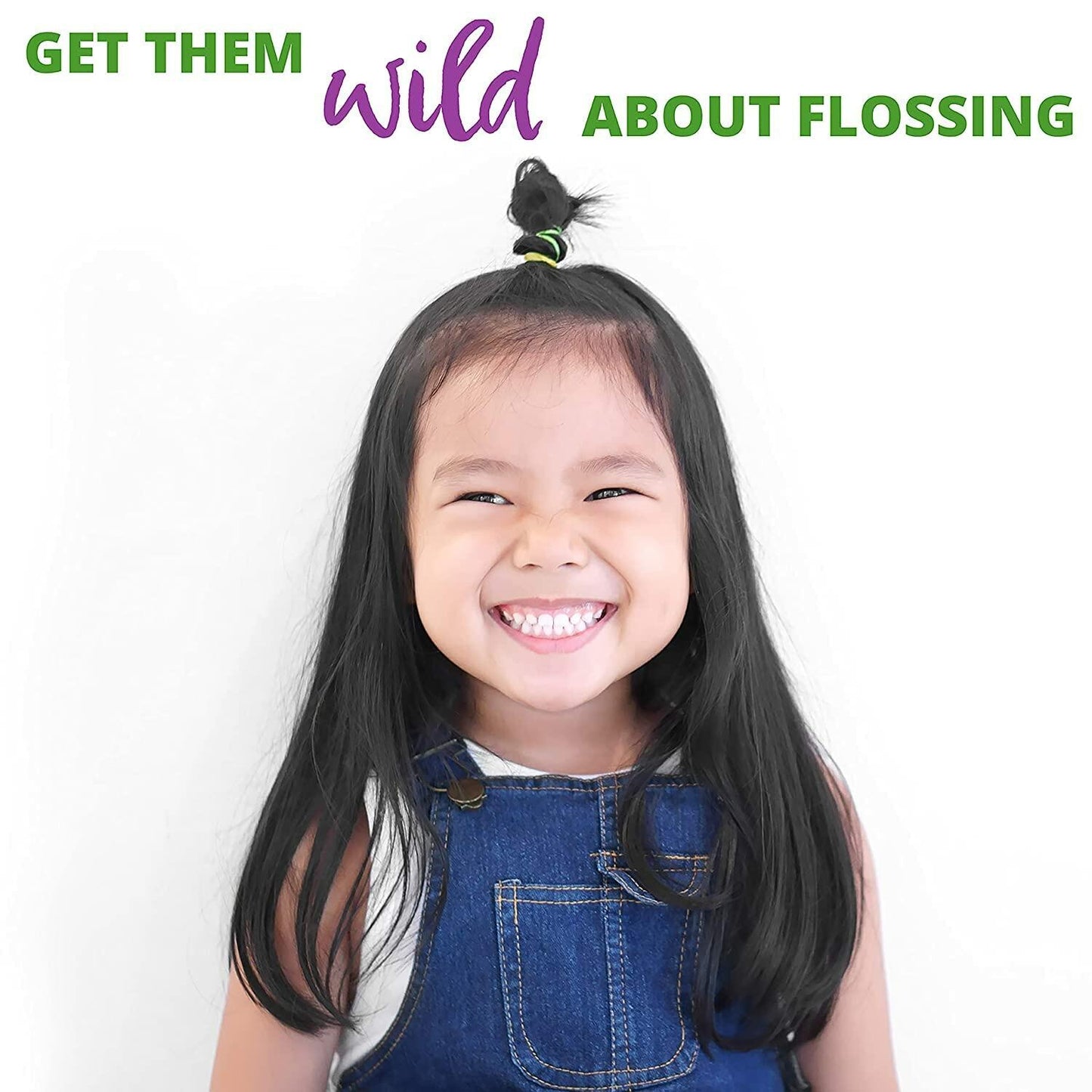 Plackers Kids Flossers Wild Berry Flavor 75 Count - New Packaging