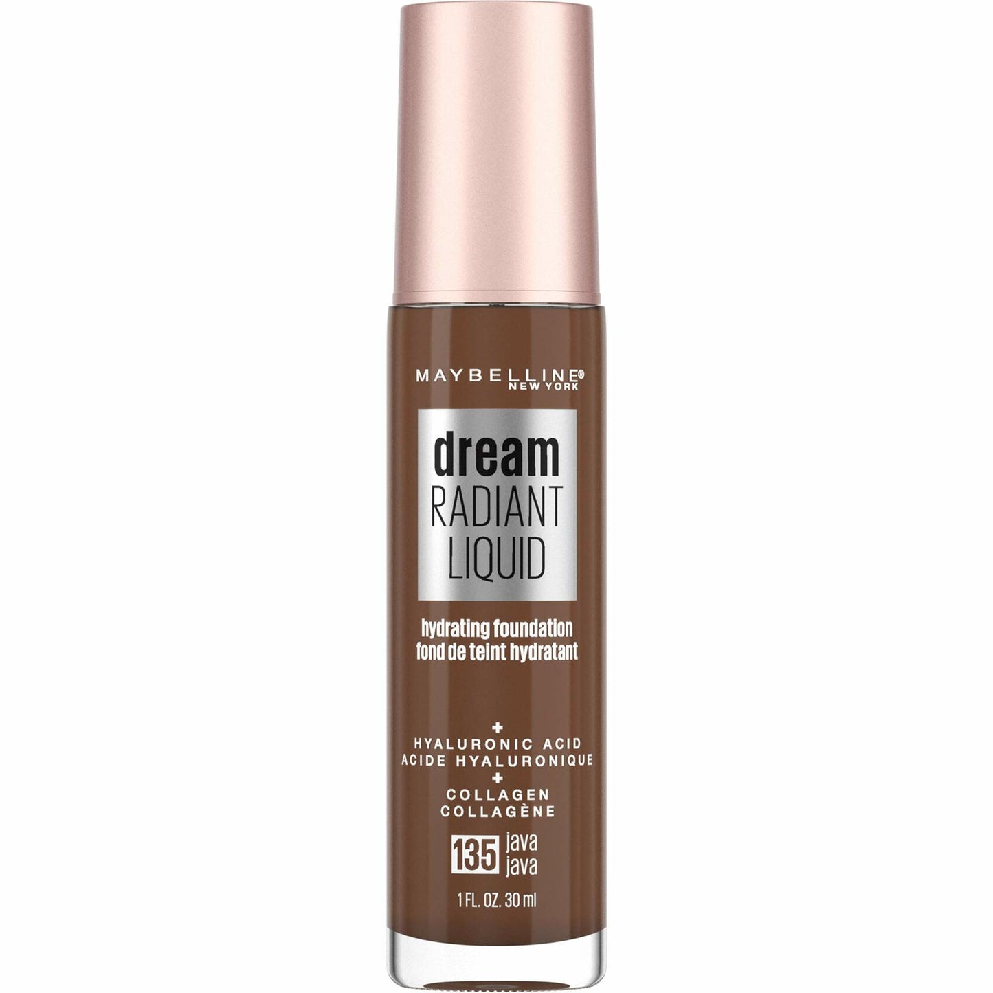 Maybelline Dream Radiant Liquid Medium Coverage Hydrating Makeup Java 1oz