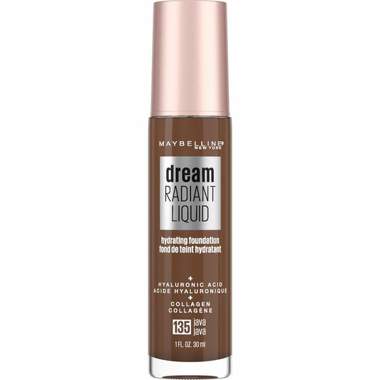 Maybelline Dream Radiant Liquid Medium Coverage Hydrating Makeup Java 1oz