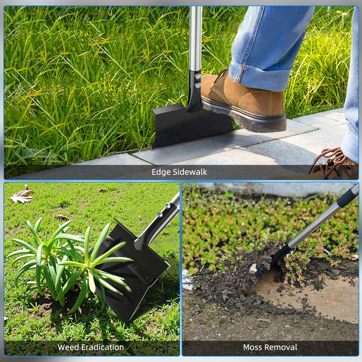 MillionHome Detachable Garden Snow Shovel 11-Inch Wide Driveway Tool