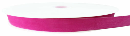 Abbaoww Hot Pink Velvet Ribbon 1 Inch x 25 Yards Single Face Crafts