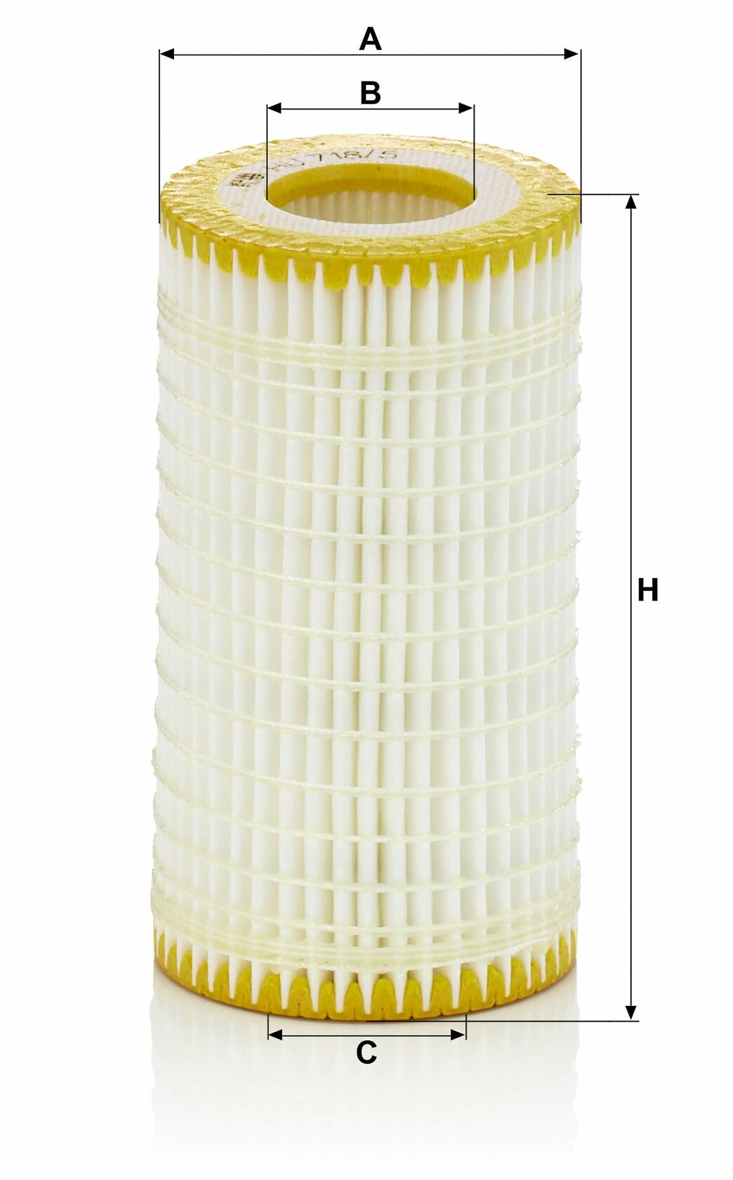 MANN-FILTER HU 718/5 X Cartridge Oil Filter - New Single Unit