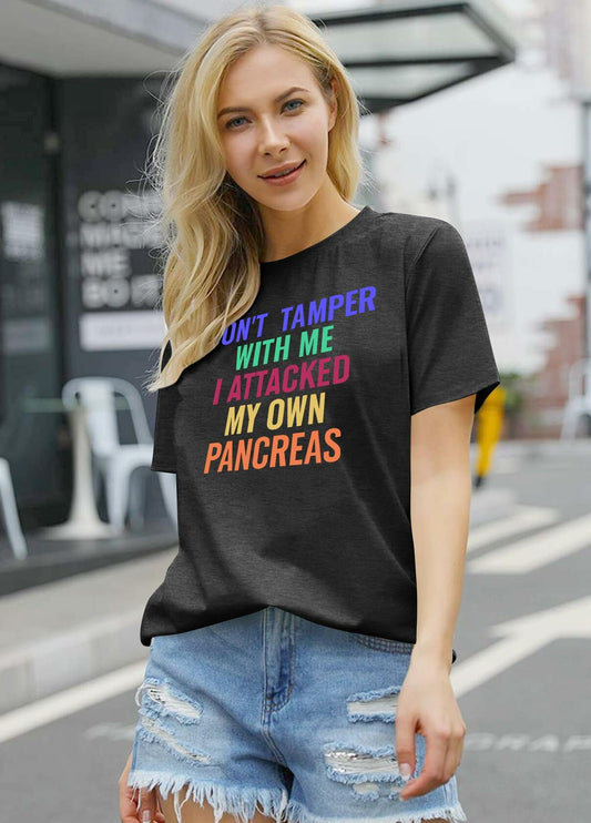 Pancreatic Cancer Awareness Shirt Women Grey Size M