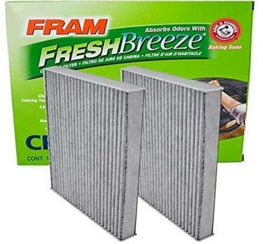 FRAM Fresh Breeze Cabin Air Filter CF10285 Activated Carbon 2-Pack