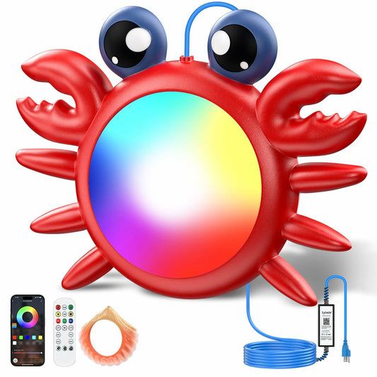 LyLmLe 20W RGBW LED Pool Light IP68 Waterproof with APP Control 33FT Cord