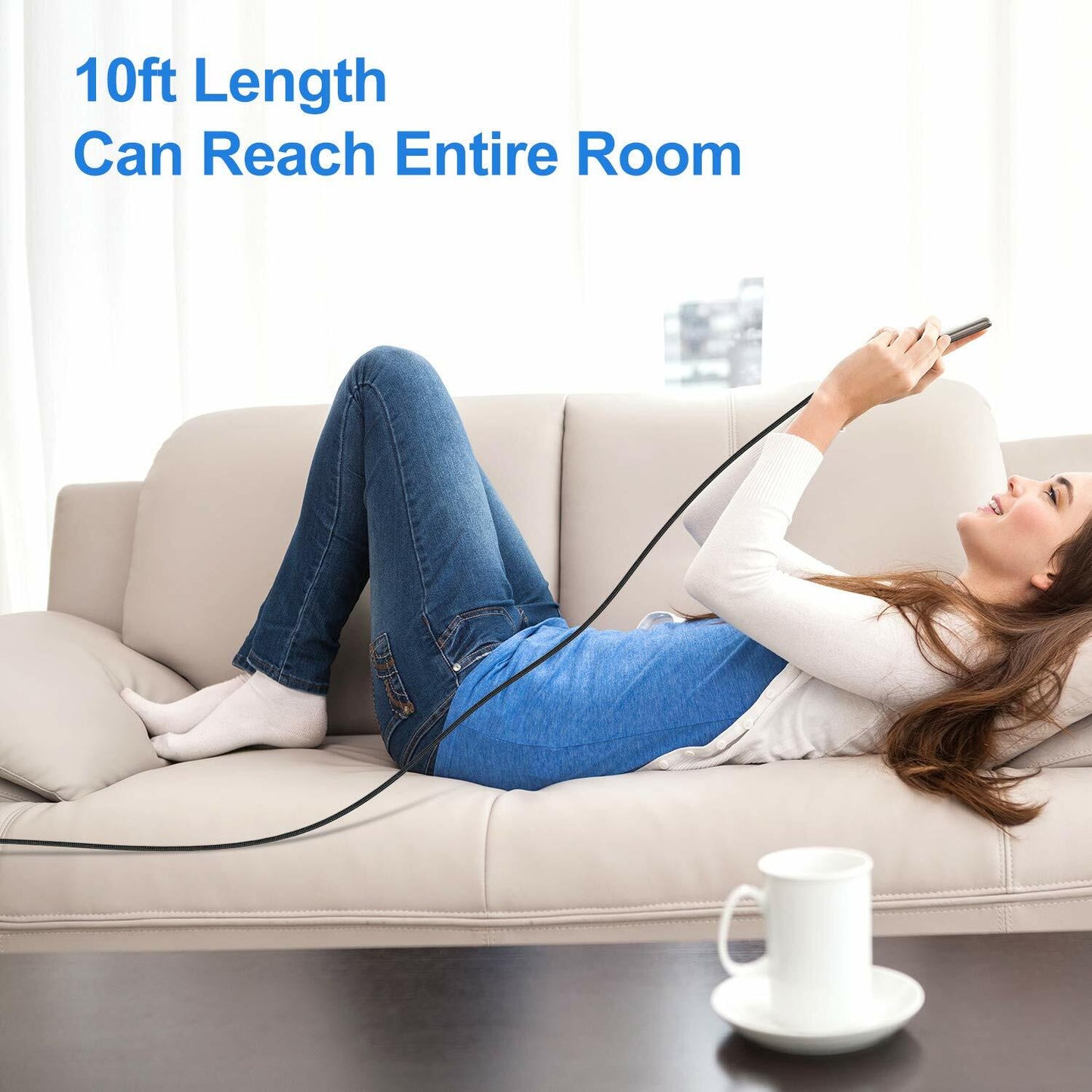 Durcord 3-Pack 6FT USB A Cable iPhone Red MFi Certified Fast Charging