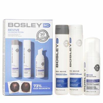 BosleyMD Revive Kit 3-Step Thinning Hair Care Non Color-Treated 3 Pcs New