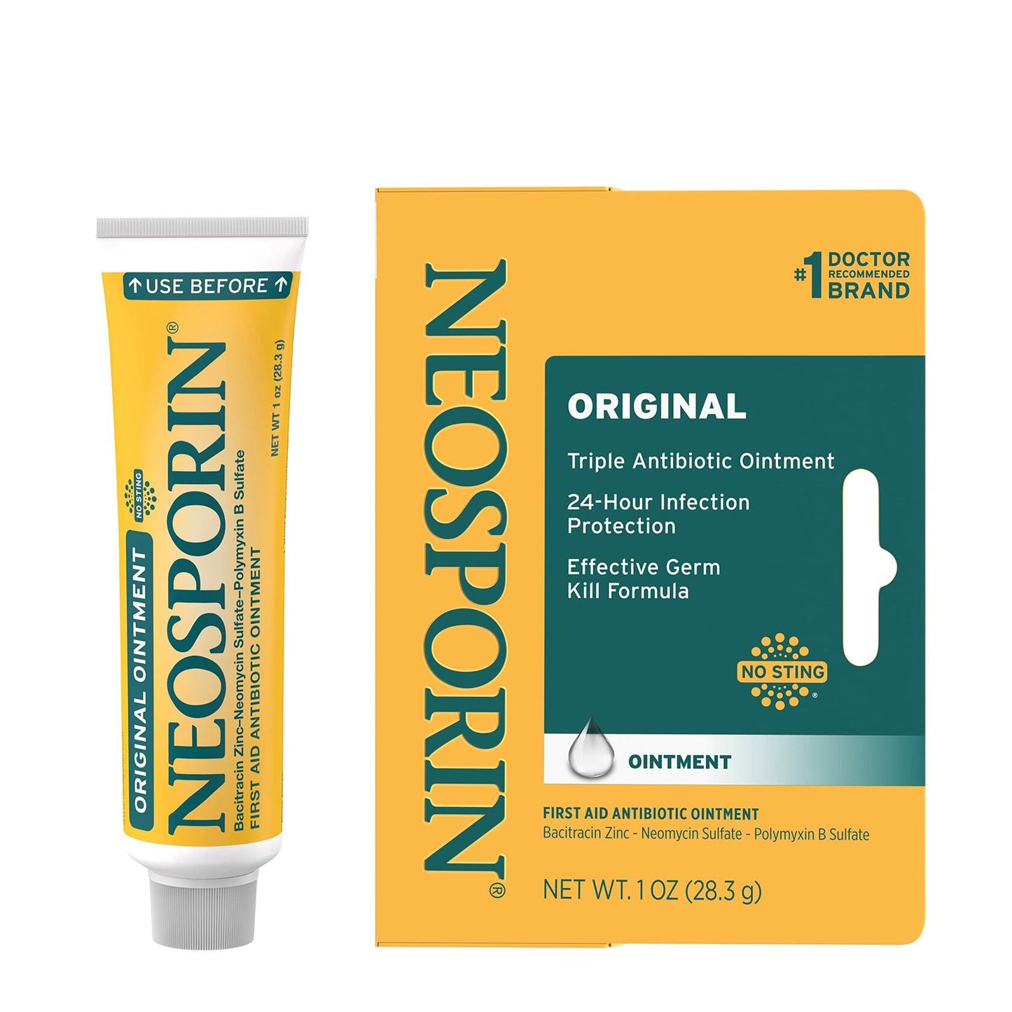 BB05/27 Neosporin Original Antibiotic Ointment 1 oz - Infection Protection &