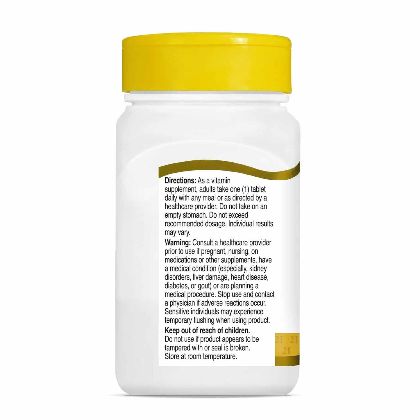 BestBy07/27 21st Century Niacinamide 500 mg Prolonged Release Tablets 110 Count