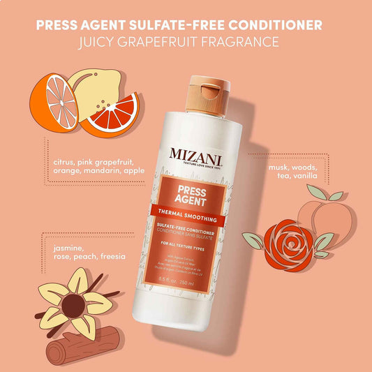 MIZANI Press Agent Thermal Smoothing Sulfate-Free Conditioner 33.8oz Pink