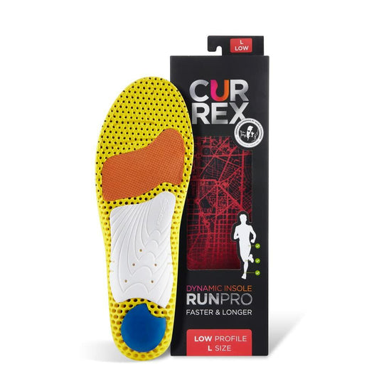 CURREX RunPro Insoles Low Arch XS - Arch Support Inserts for Running Shoes
