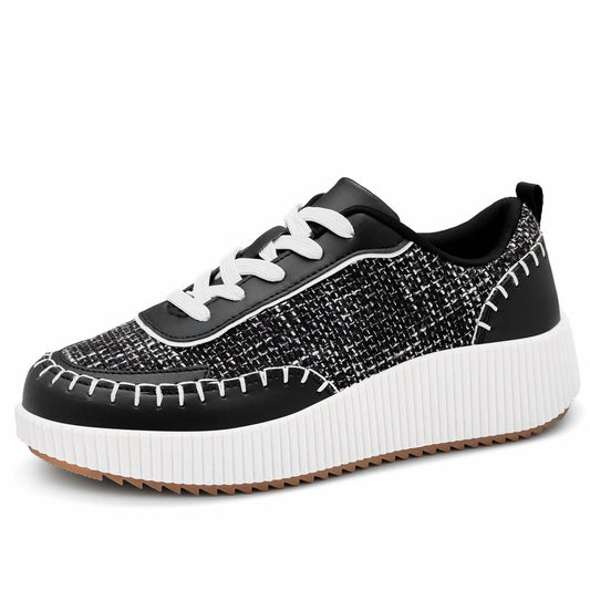 Women's Fashion Sneakers Low Top Casual Comfortable Walking Shoes Size 9