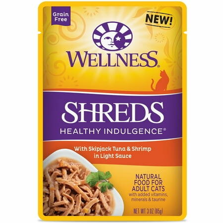 BestBy09/25 Wellness Healthy Indulgence Grain Free Wet Cat Food Tuna & Shrimp