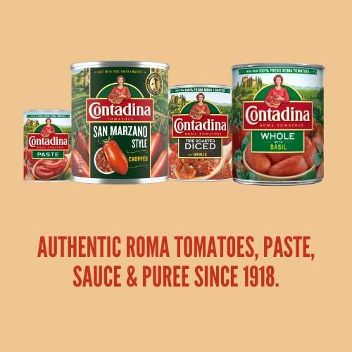Contadina Diced Tomatoes 14.5oz Can, Pack of 4 Cans - Fresh & Authentic
