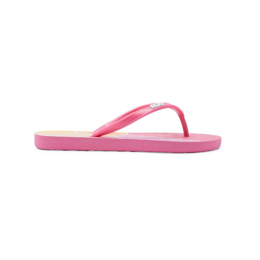 Roxy Girls RG Viva Sandal Flip-Flop Pink Overflow Size 5 Big Kid New