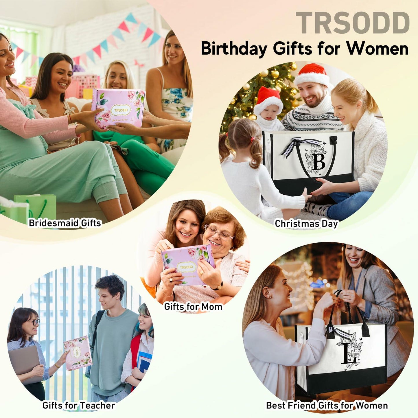 TRSODD Sports Gym Duffle Bag Foldable Water Resistant with Shoes Compartment