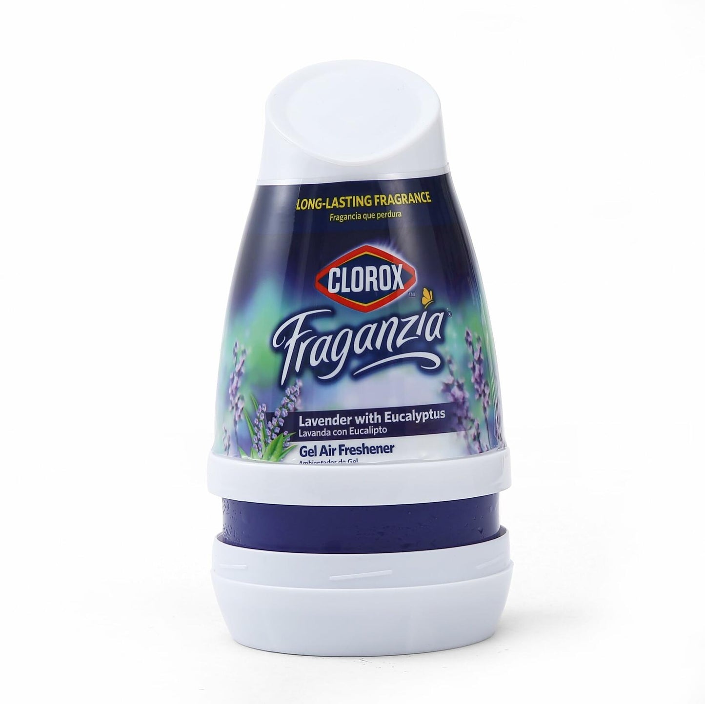 Clorox Fraganzia Gel Air Freshener Cone Lavender Eucalyptus 6oz 12 Pack