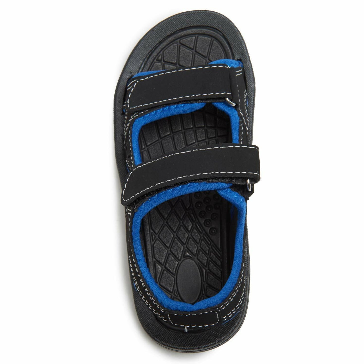 Skysole Boys Double Adjustable Strap Lightweight Slippers Royal Size 5-6 Toddler