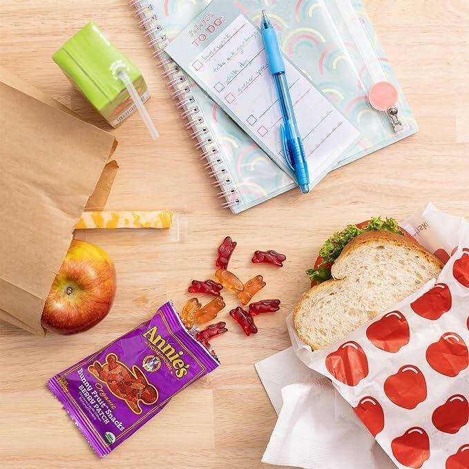 BestBy03/25 Annie's Organic Bunny Fruit Snacks Variety Pack 42 Count 29.4oz