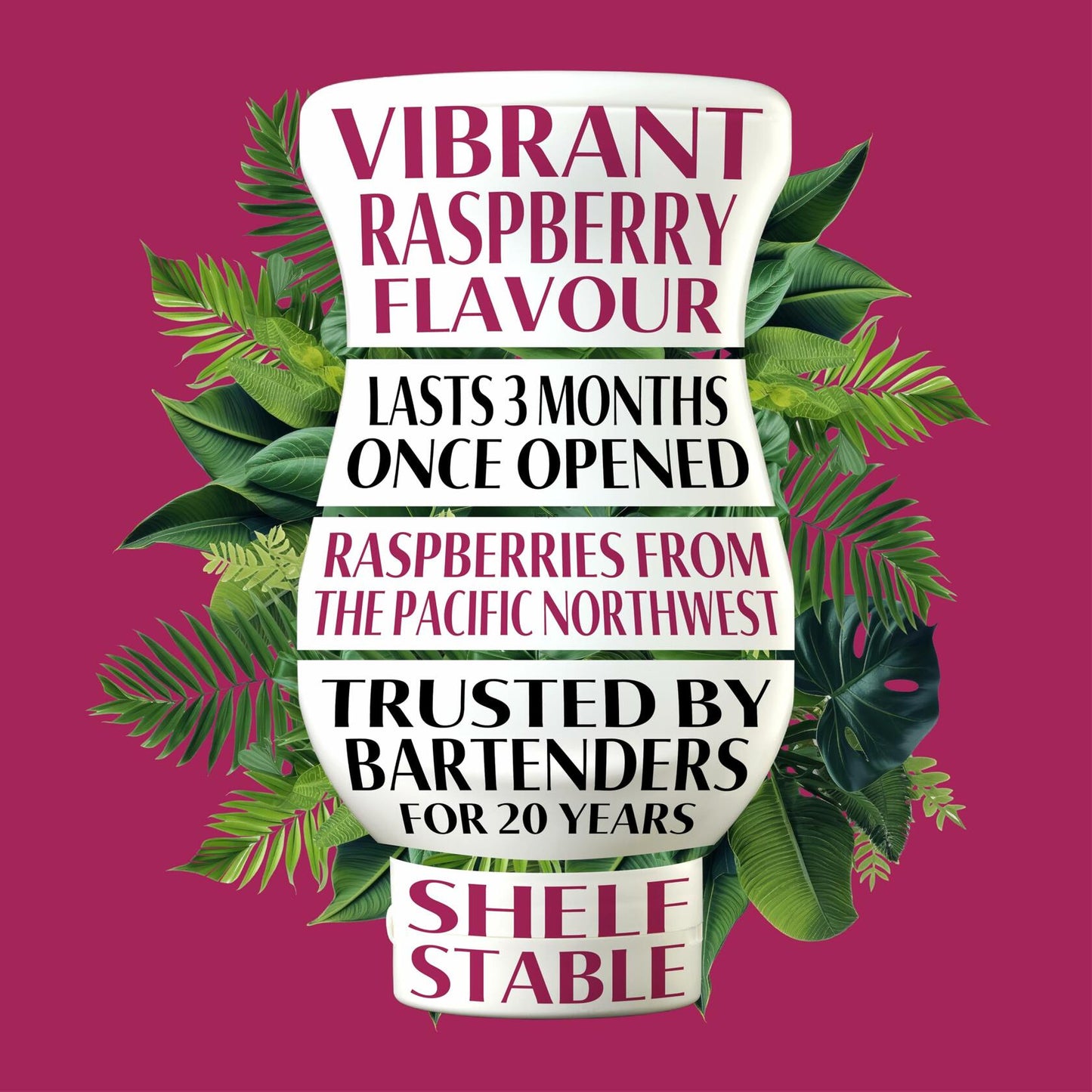 Real Infused Exotics Raspberry Syrup 16.9 fl oz Puree Squeezable Bottle