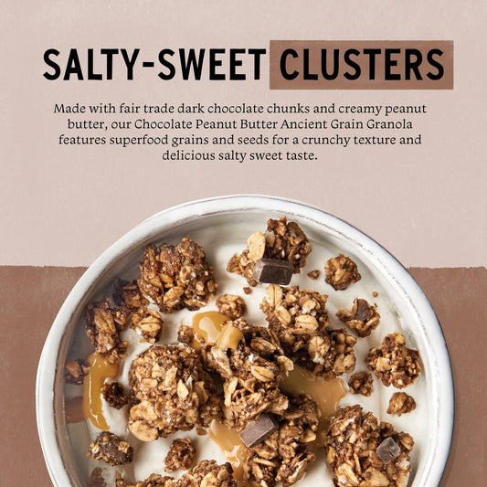 BestBy02/25 Purely Elizabeth Chocolate Peanut Butter Granola Gluten-Free Non-GMO