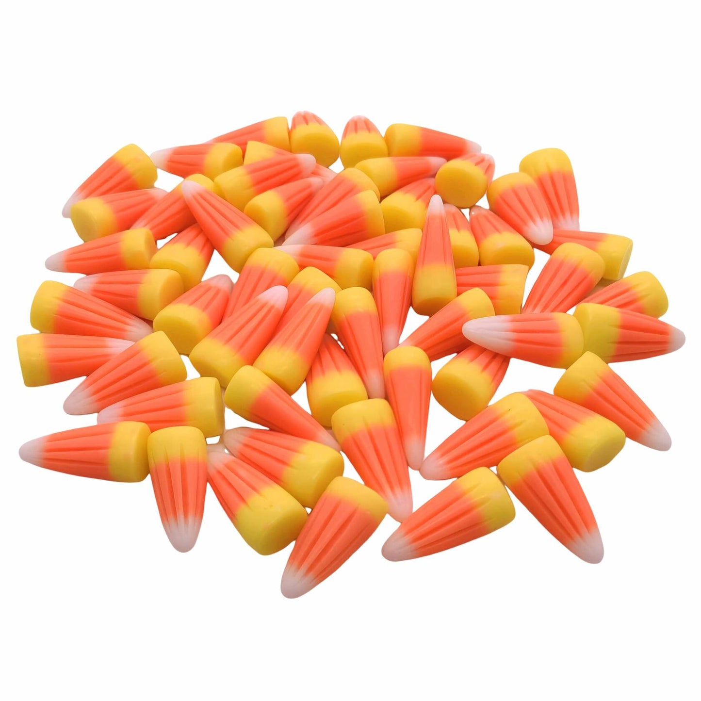 M2cbridge Halloween Resin Candy Corn Mini 3D with Eyepin 60pcs