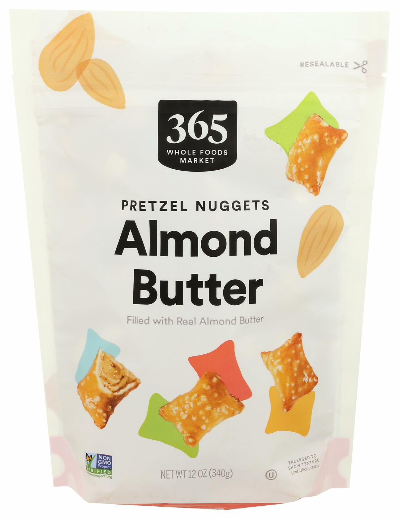 BestBy01/25 365 by Whole Foods Almond Butter Pretzel Nuggets 12 OZ Delicious