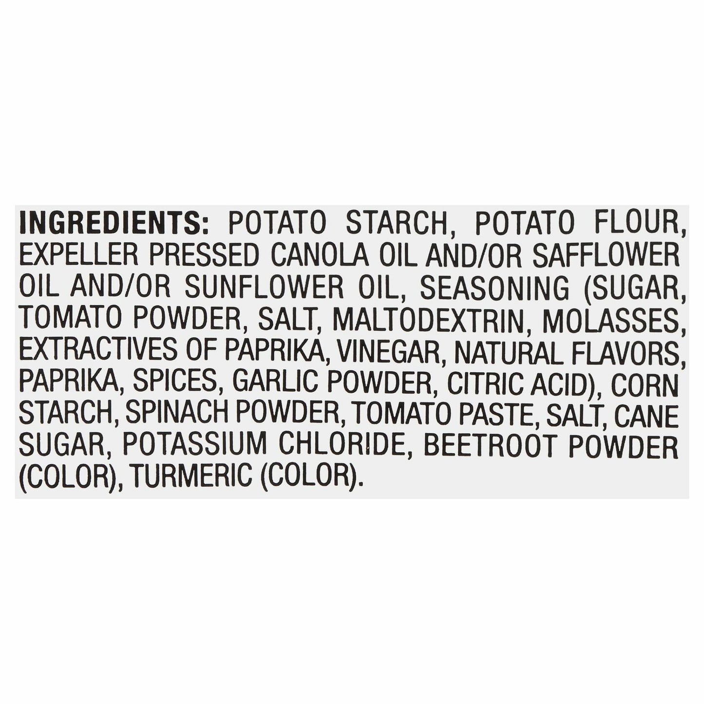 BestBy12/24 Sensible Portions Garden Veggie Straws BBQ, 6 Oz Snack Pack