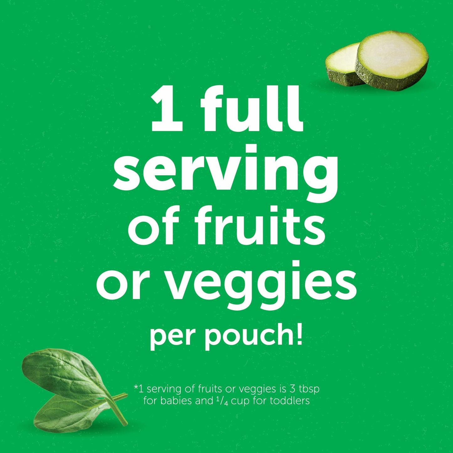 BestBy01/25 Beech-Nut BabyFood Pouches Zucchini Spinach Banana 3.5oz 12 Pack New