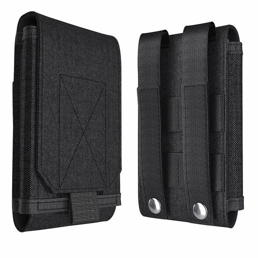 PiTau Army Molle Large Phone Belt Holster Pouch for Large Screen Cellphone