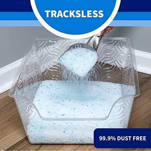 Litter Pearls Tracksless Unscented Non-Clumping Crystal Cat Litter 10.5 lb