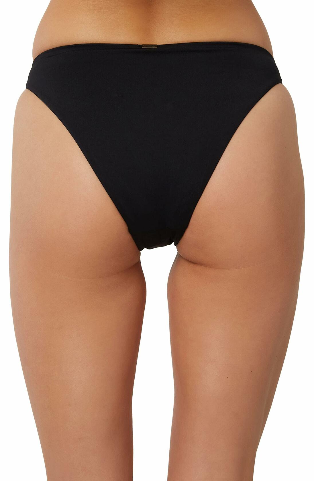O'NEILL Women's Swim Active Flamenco Bottoms Medium Black New Stylish