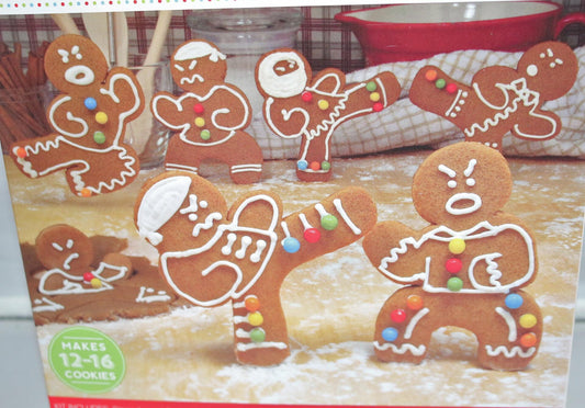BestBy04/25 Ninjabread Ninja Cookie Kit w/4 Cookie Cutters Mix - Complete Baking