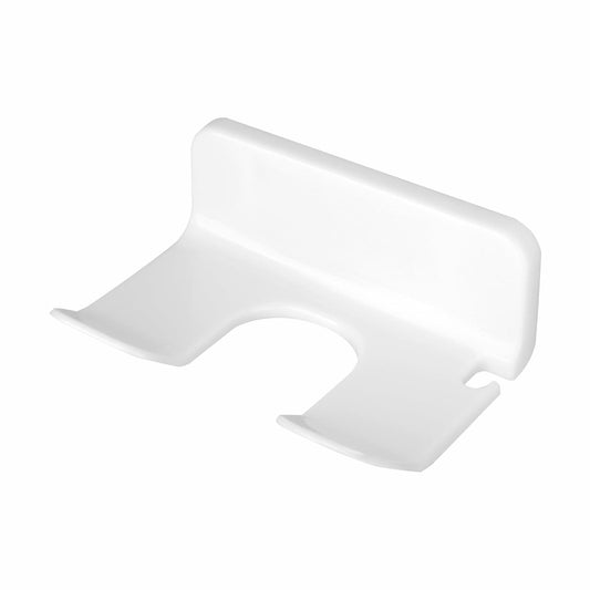 COMNICO Hair Dryer Holder Wall Mount White Self Adhesive Organizer with Cord