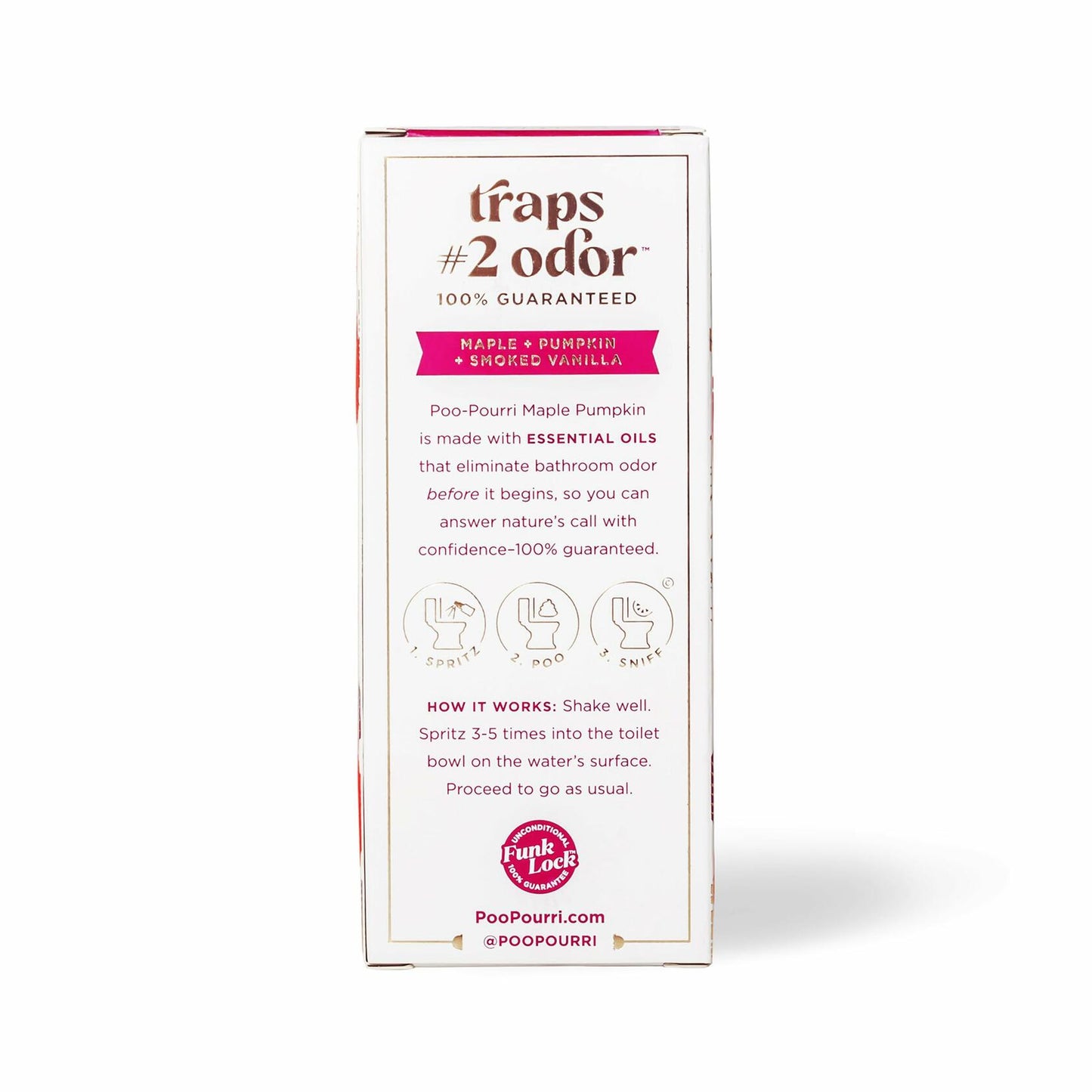 Poo-Pourri Before-You-Go Toilet Spray Maple Pumpkin 2oz