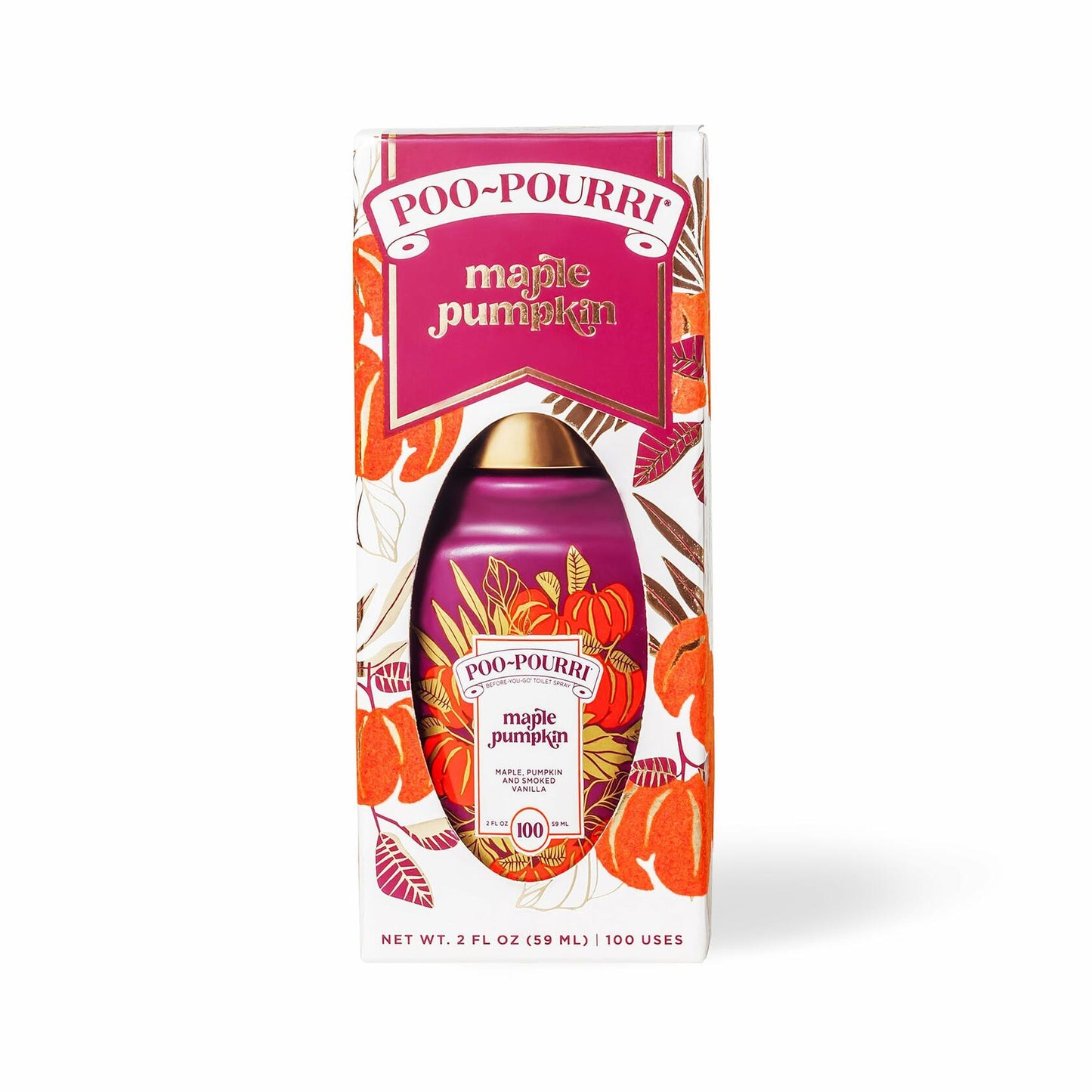 Poo-Pourri Before-You-Go Toilet Spray Maple Pumpkin 2oz