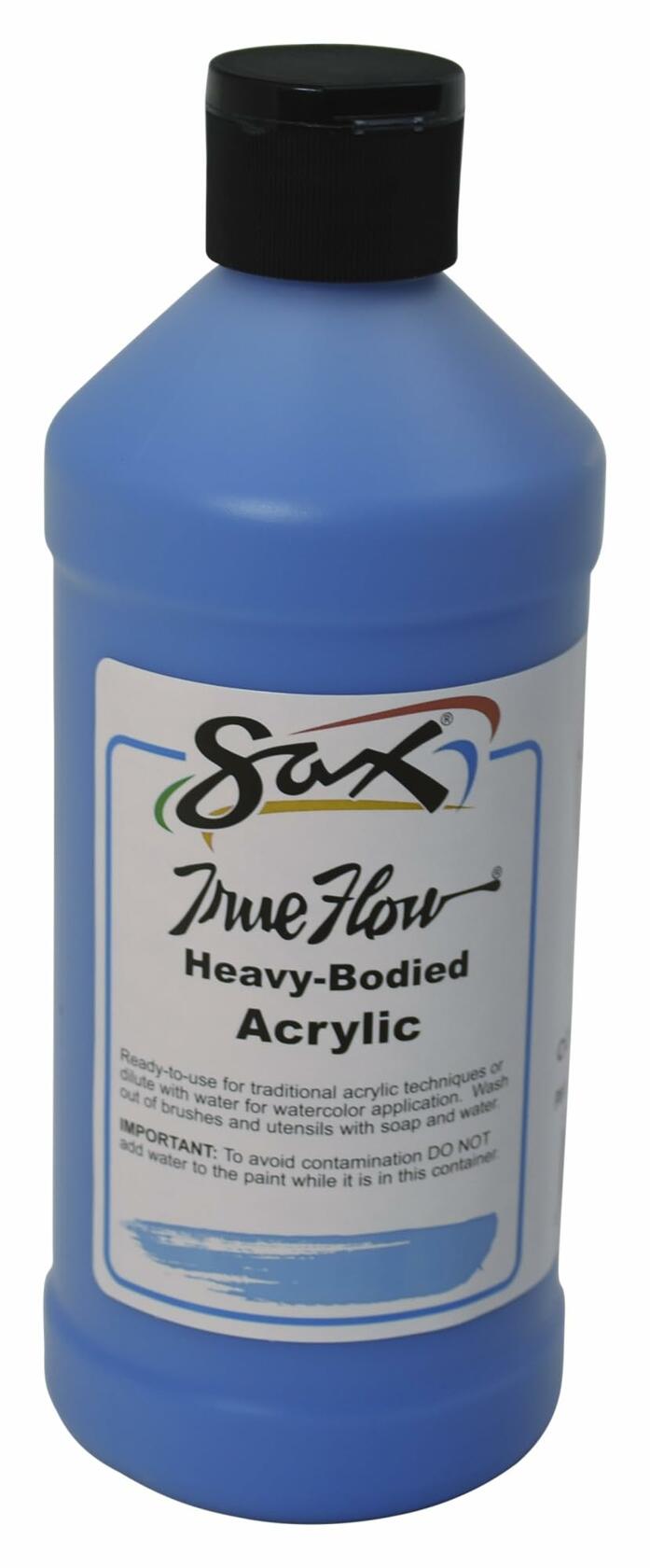 Sax 408498 True Flow Heavy Bodied Acrylic Paint Pint Cobalt Blue