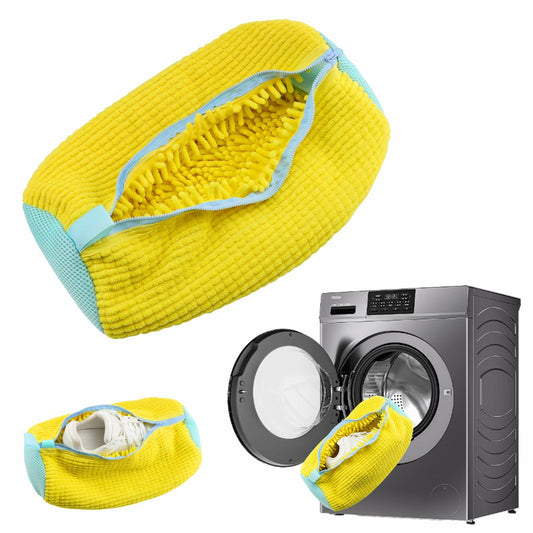 Generic Laundry Bag Yellow 1PCS Zipper Mesh Bag for Washing Machine