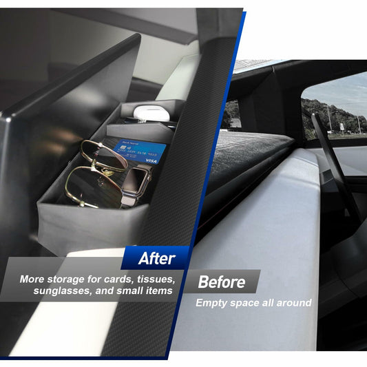 Arthmotor Tesla Cybertruck 2024-2025 Silicone Center Console Organizer Box